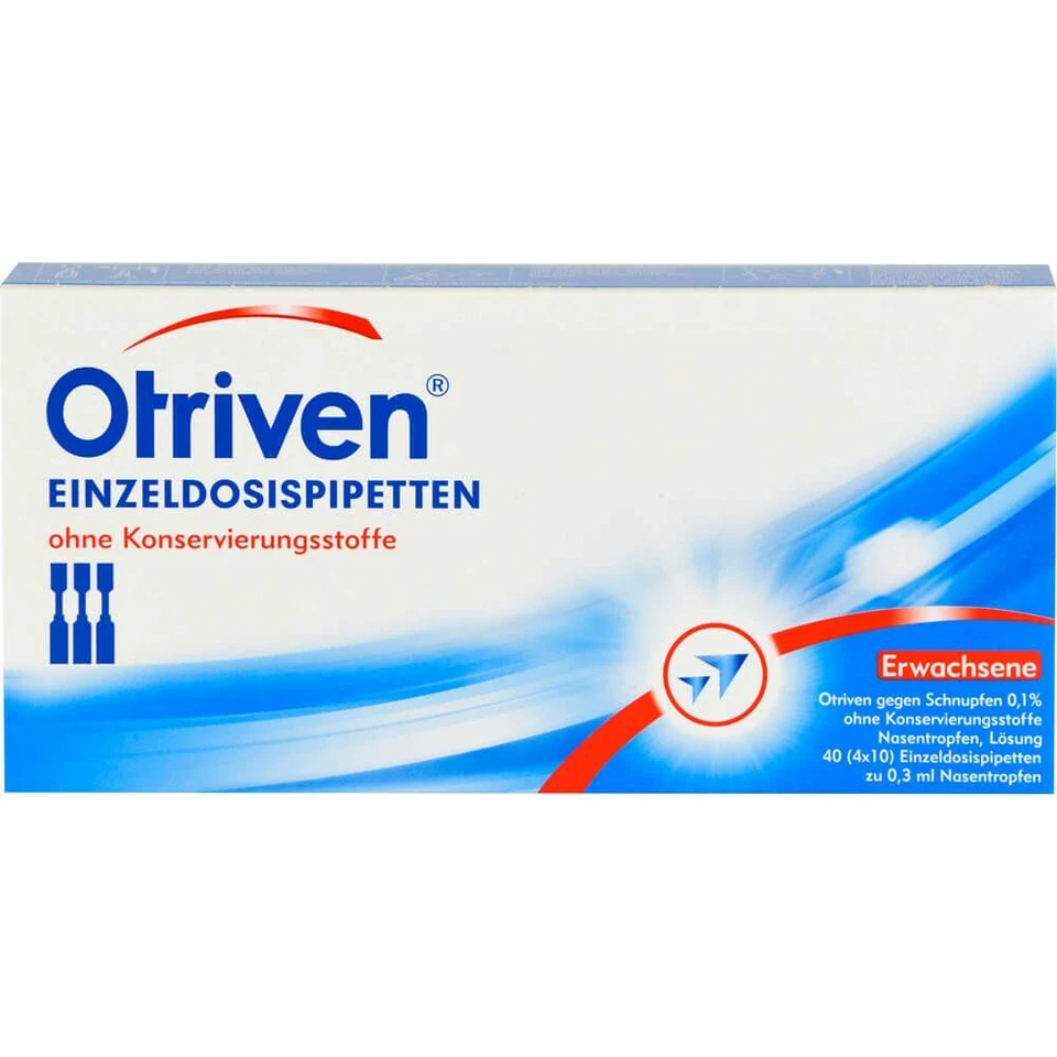 GLAXOSMITHKLINE CONSUMER HEALTHCARE OTRIVEN 0,1% Nasentropfen Einzeldosispip. 12 ml PZN02528343