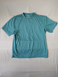 Camicia Mountain Hardgear uomo grande Duluth Trading blu manica corta strato base - Foto 1 di 11