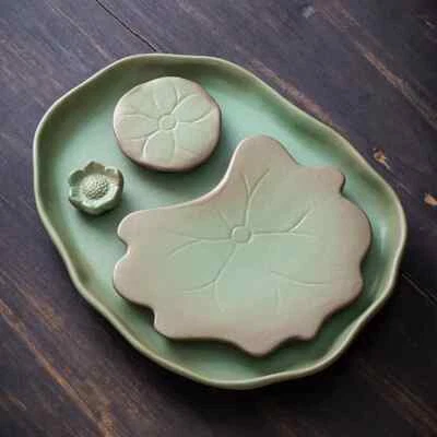 Ceramic Tea Tray Household Dry Brewing Table Tray Simple Tea Table Water Tray - Image 1 of 3