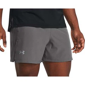Under Armour Launch Elite Mens Running Shorts Grey 5 Inch Lined Breathable Run - Picture 1 of 6