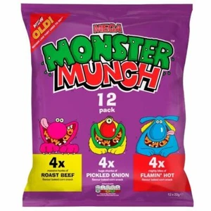 Walkers Monster Munch Variety 22g x 12 per pack - Picture 1 of 1
