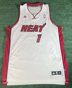 Miami Heat Chris Bosh Adidas Jersey Mens XL+2 Length Swingman Stitch - Picture 1 of 11