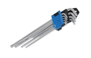 Winkelschlüssel Torx 9tlg. extra lang + extra kurz Schraubendreher T-Profil - Bild 1 von 1