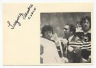Autographe original de hockey entraîneur canadien Coupe Stanley JACQUES DEMERS de 1977