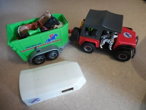 Playmobil Geländewagen mit Pferdeanhänger, Pferde Bauernhof Pferdehof Reiterhof - Bild 1 von 5