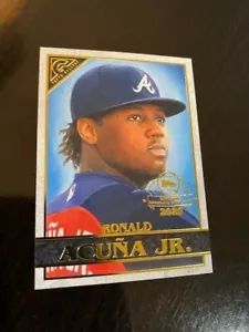 2020 TOPPS GALLERY PREVIEW CARD BASEBALL CARD DAY BRAVES RONALD ACUNA JR #GP-2 - Picture 1 of 1
