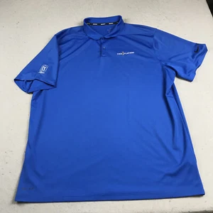 Players Championship Polo Shirt Mens 2XL Blue Nike Golf TPC Sawgrass Dri Fit - Picture 1 of 10