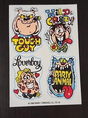 Parches Scratch N Sniff Mark 1 Vintage 1984 - Tough Guy Foto 1 de 4