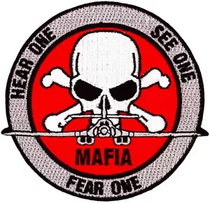 USAF 7th BOMB WING - B-1B - MAFIA - Dyess AFB, TX - ORIGINAL AIR FORCE VEL PATCH - Picture 1 of 2