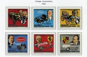 CENT AFRICAN REP MNH 588-93 Vintage Cars ZG709 - Picture 1 of 1