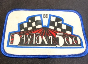 Vtg. 1981 Daytona 500 Patch Hat, Shirt - New Old Stock Blue-Boarder - Picture 1 of 3