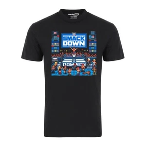 Wrestling Smack Down 8-Bit Gaming System Style Graphic Tee Shirt - Bild 1 von 8