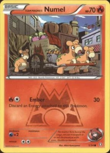 2x (pok-DC-001) Team Magma's Numel Common Pokemon Double Crisis Card #1 - Picture 1 of 1