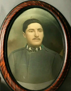 CABO DE ARTILLERÍA ITALIANA DEL SIGLO 1800 - Foto retocada profesionalmente coloreada a mano - Imagen 1 de 10
