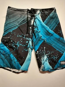 O'Neil Eco Boardshorts Blue Wave Size 34 - Picture 1 of 5