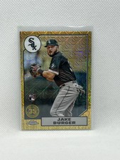 2022 Topps Silver Pack Mojo Refractor Parallel Card Jake Burger Rookie