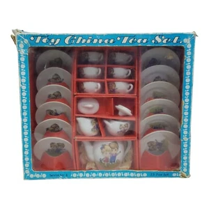 Sonsco Toy China 23 Piece Tea Set - Original Box - Service for 6 Vintage Japan - Picture 1 of 18