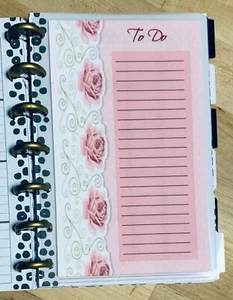 Set of 2 Dashboards MONTH GRID To Do List Notes for use with MINI Happy Planner- - Picture 1 of 11