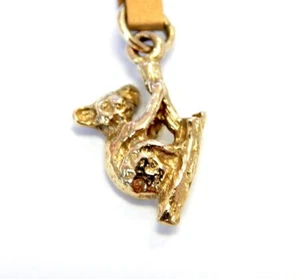 Gorgeous 9k Yellow Gold Koala Bear Charm Pendant Jewelry 1.5cm Perfect Gift - Picture 1 of 2