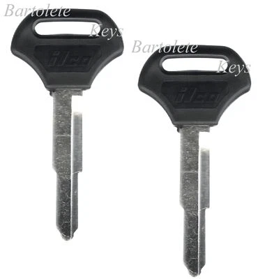 2 Replacement Key Blank Fits 2005 2006 2007 2008 2009 Kawasaki Z1000 Z750S - Imagem 1 de 4