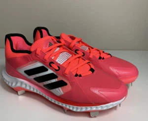 Adidas Pure Hustle Unity Softball Metal Cleats FW8309 Pink Black Womens Size 7 - Picture 1 of 6