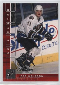 2001-02 ITG Be A Player Memorabilia Ruby Fall Expo /10 Jeff Halpern #7