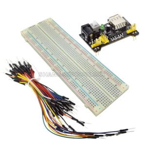 MB-102 Solderless Breadboard Protoboard 830 Tie Points 2 buses Test Circuit - Bild 1 von 21