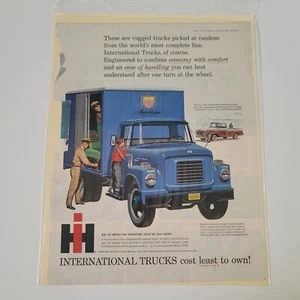 1958 International IHC Truck Original Advertisement 11x14 Print Art Car Ad - Picture 1 of 4