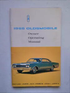 1965 Oldsmobile Owner Operating Manual - Good Condition - Picture 1 of 2