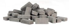 Charcoal Bricks Approx.325 Bricks, Miniatures 1.12 Scale Building Components