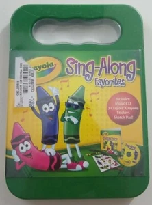 Crayola Sing Along Favorites 40 song track music CD crayons stickers - Picture 1 of 2