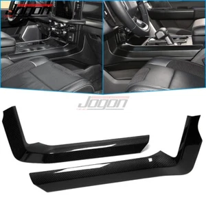 Carbon Console Gear Side Panel Trim Cover For Ford F150 Raptor XL XLT 2021-2023 - Foto 1 di 9