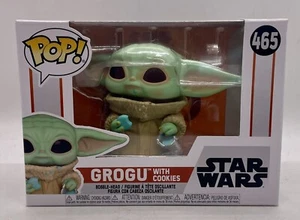 Funko Pop! Star Wars: The Mandalorian - Grogu with Cookies #465 Vinyl Figure - Picture 1 of 6