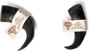 Buffalo Horn Medium Pack of 2 Dog Chew - Picture 1 of 2