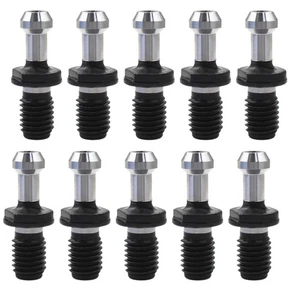 10Pcs CAT40 45° 0,594" Bouton de Rétention Goujon de Tirage Convient pour CINCINNATI CNC - Photo 1/11