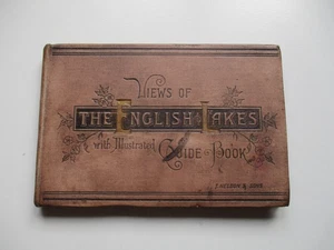 C1890's? VIEWS OF THE ENGLISH LAKES Illustrated Guide Book 12 COLOUR PLATES Rare - Picture 1 of 18