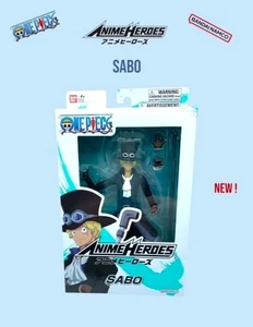 Figura de acción Bandai Namco Anime Heroes One Piece Sabo 7" con accesorios - ¡Nueva! - Imagen 1 de 2