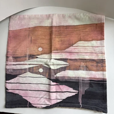 West Elm Pillow Cover Pink 18x18 - Image 1 of 4