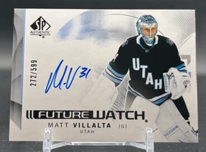 2024-25 Matt Villalta UD SP Authentic Future Watch Horizontal Auto /599 #189 - Picture 1 of 3