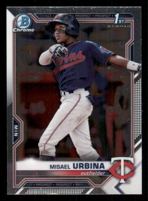 2021 Bowman Chrome Prospects #BCP206 Misael Urbina - Image 1 of 2