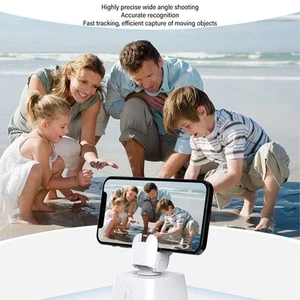 ｀Auto Face Tracking Phone Holder 360 ° Auto Tracking Phone Holder For Live - Photo 1 sur 12