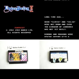 Dragon Buster II Namco pre-owned Nintendo Famicom NES Tested