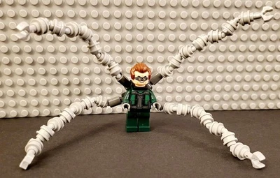 LEGO Dr. Octopus Doc Ock Minifigure 76178 Spider-Man Villain Daily Bugle NEW - Image 1 of 4