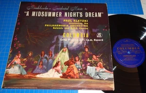 Paul Kletzki MENDELSSOHN A Midsummer Night's Dream Columbia 33CX 1174 Blue/Gold - Picture 1 of 2