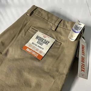 NEU Herren Dockers Workday khaki klassische Passform neu britisch hellbraun 48 x 29 UVP $ 66 BIG - Bild 1 von 18