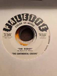 SURF The Continental Cousins The Robot / Relax Palette 5105 1963 VG+ PROMO - Imagen 1 de 2