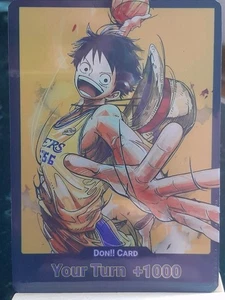 Monkey D Luffy Personalizado Don Card Lakers Eng Juegos de Cartas de Una Pieza OPTCG Holo  - Imagen 1 de 11