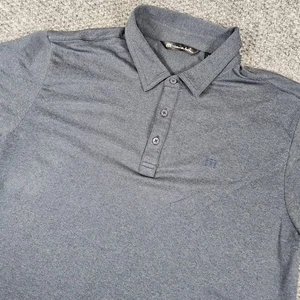 Polo golf Travis Mathew uomo XL blu navy manica corta atletica casual - Foto 1 di 8