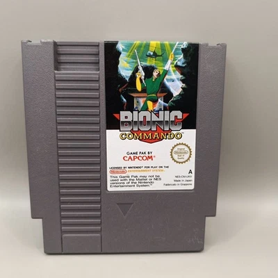 Bionic Commando Nintendo Entertainment System Game NES - Image 1 of 2