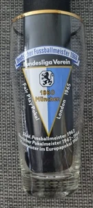 TSV 1860 MÜNCHEN Glas 0,5 mit Wimpel Faksimile Meister 1966 Fair Play London '65 - Bild 1 von 4